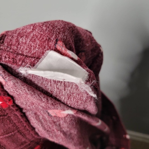 2 PAIR Old Navy flannel PJ pants men's size M 100% cotton red blue holiday‎ xmas - Picture 14 of 16